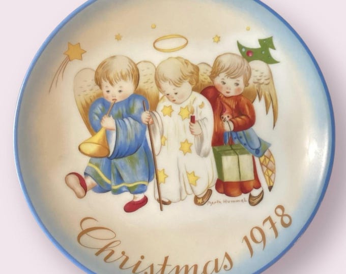 Vintage Plate Hummel Collection 1978- Christmas
