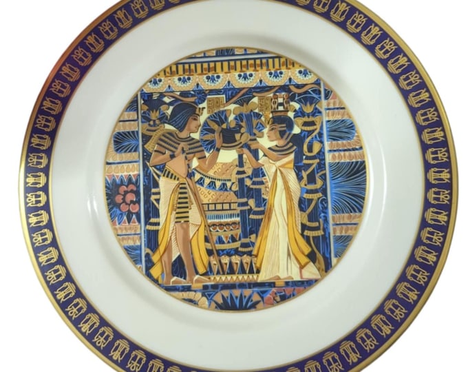 Vintage Collectible Plate- Ghent Collection- The Treasures of Tutankhamun