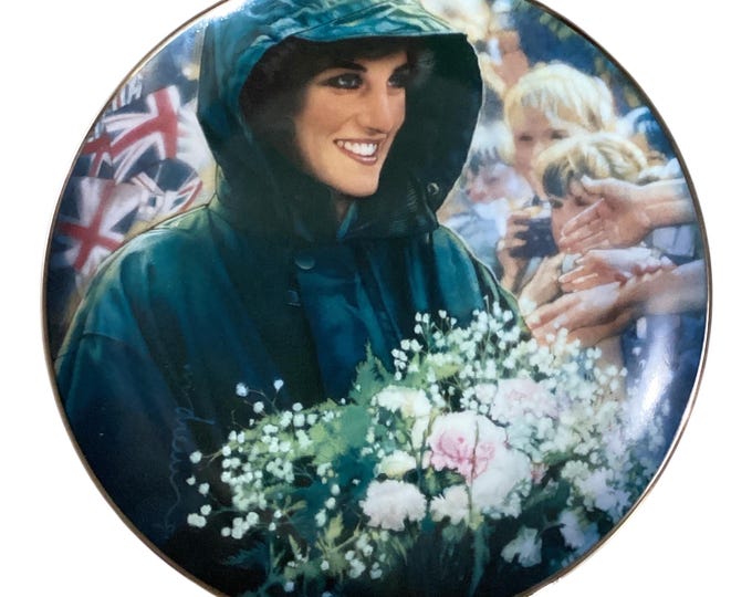 Vintage Collector Plate- “The Franklin Mint’s Princess of Wales Series