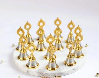 Pooja Bells : Bulk Wedding Return Gifts, Diwali Favors, Housewarming Gift, Traditional Spiritual Decor