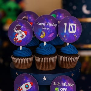 321 Blast Off Cupcake Toppers PDF