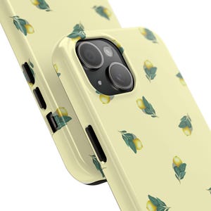 Lemon Blossom Tough Phone Cases - Stylish, Durable Protection for Yellow Lovers, Perfect Gift for Birthdays, Holidays, Lemon Decor