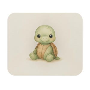 Cute Turtle Mouse Pad, Cute Desk Accessory, Ideal Gift for anyone who loves Turtles