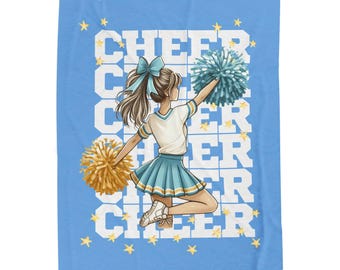 Cheerleader Velveteen Plush Blanket: Cozy Throw for Sports Fans