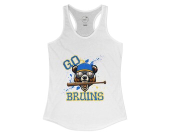 Go Bruins Baseball Women's Ideal Racerback Tank