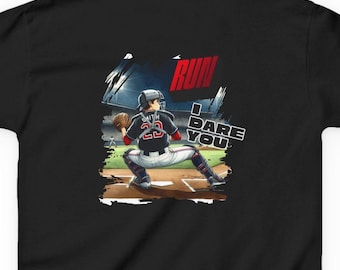 Baseball Catcher Kids Tee I Dare You Graphic tee