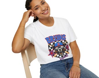 Bruins Baseball Graphic T-Shirt | Racing Flag, Baseball Bats