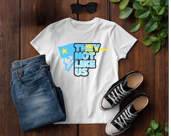 They Not Like Us – Patriots Graphic T-Shirt, Retro Sports Fan Apparel