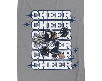 Cheerleader Plush Blanket: Cozy Team Spirit Throw