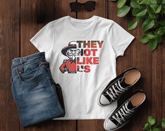 They Not Like Us Rebels Baseball Shirt,