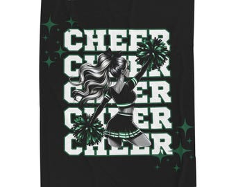Cheerleader Plush Throw Blanket: Team Spirit Soft Blanket