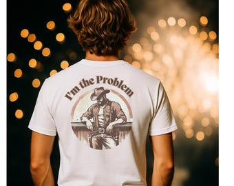 Unisex Graphic Tee: Cowboy Theme, Fun Statement Shirt