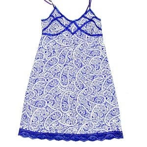 Small Anthropologie Vintage blue negligee