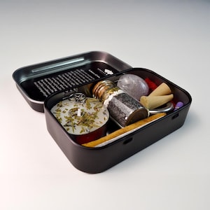 Protection Altar Kit: Witchcraft Box with Crystals & Herbs