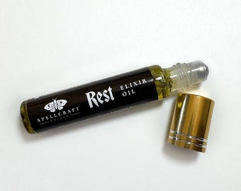 Rest Elixir Oil Roll-On: Pain Relief, Calming Aromatherapy