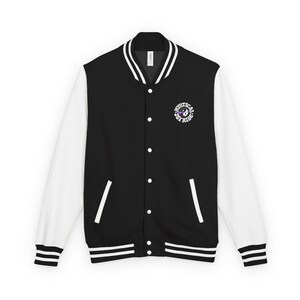 Mystical Joy Ride Letterman Jacket | Unisex Varsity Style | Trendy Streetwear | Cool Casual Wear | Perfect for Festivals, Gifts, Holidays