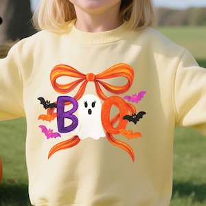 Halloween Coquette Boo Png, Spooky Coquette Png, Ghost Bow Png, Halloween Shirt Png Design, Digital Download, Boo Png, Preppy Halloween Png