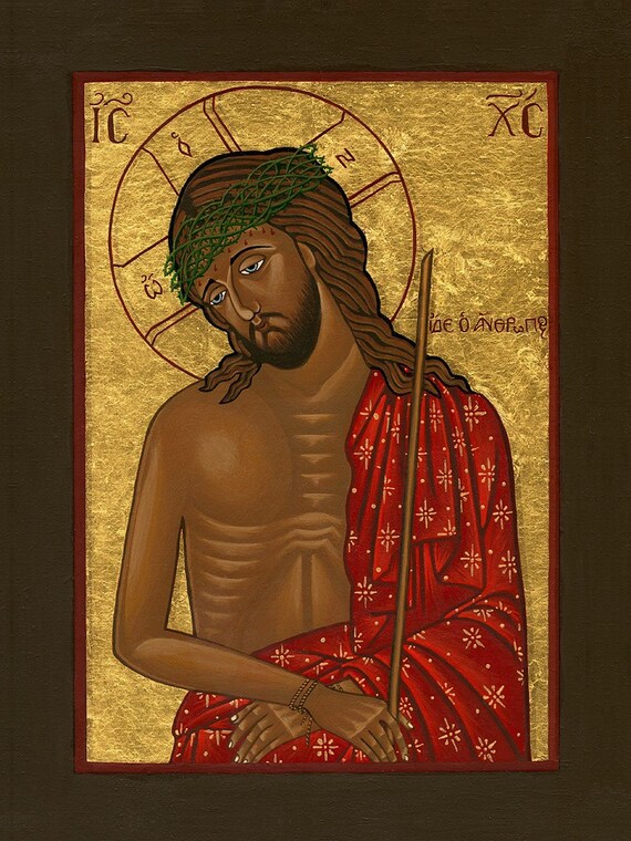 Icon Of Christ The Bridegroom Print Catholic Religious Art Etsy