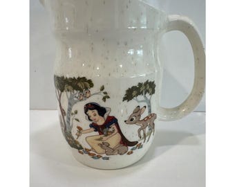 Vintage Disney Snow White Pitcher