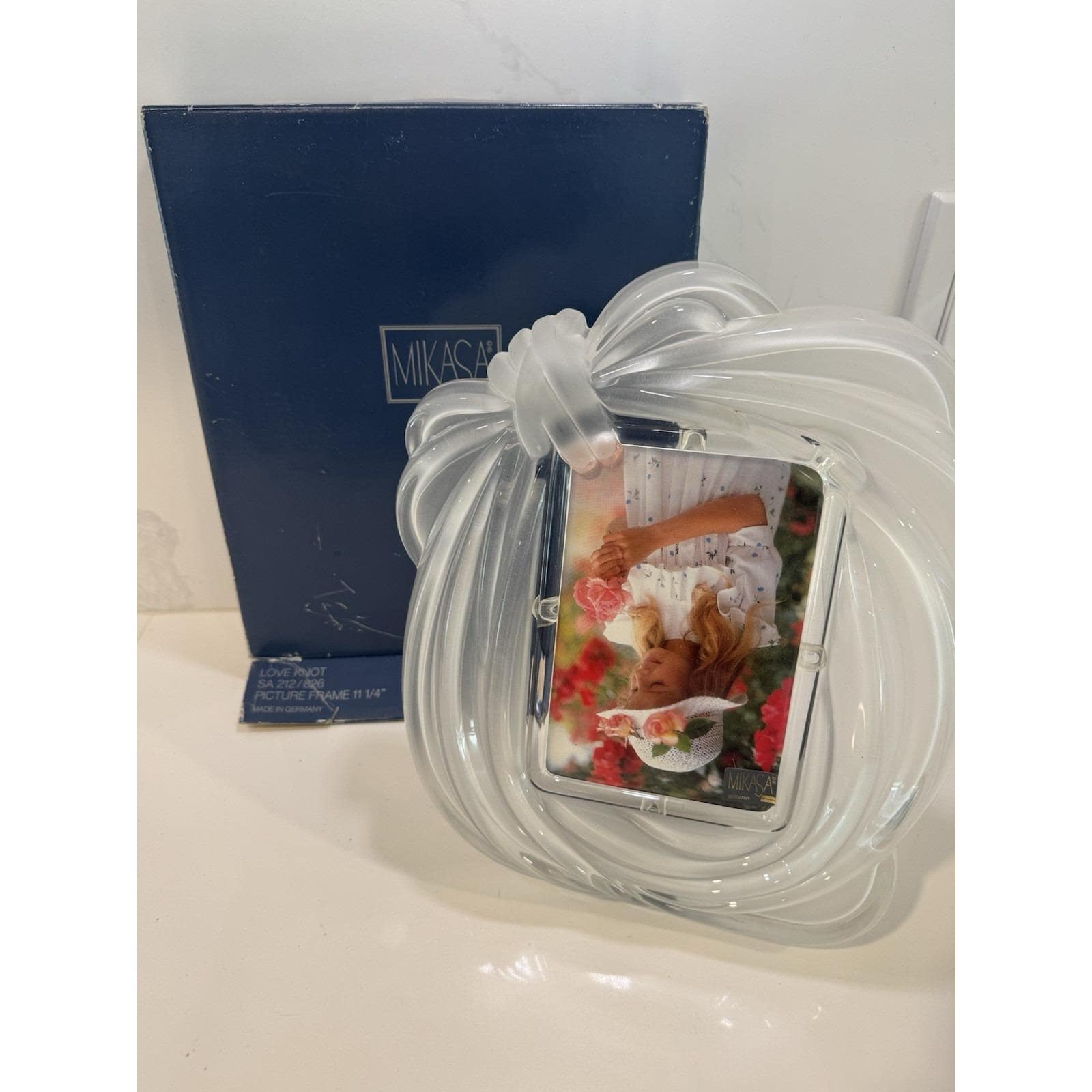 Vintage Mikasa Frame Photo Picture Frame Love Knot Style W Box