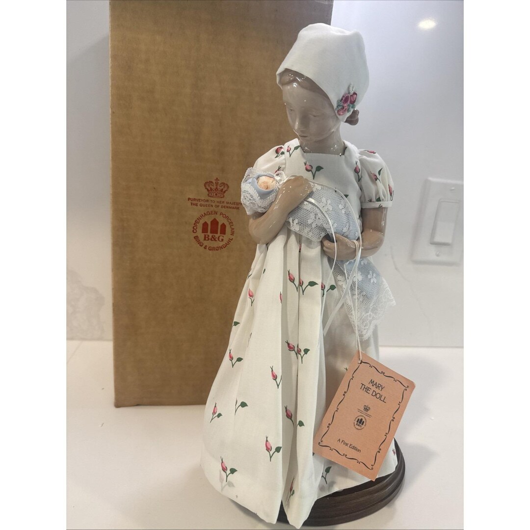1983 Bing and Grondahl Mary the Doll First Edition Porcelain Doll W Box ...