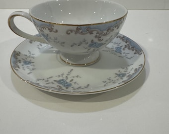 Imperial China by W. Dalton Japan Seville Tea Cup and Saucer Set 5303 Floral