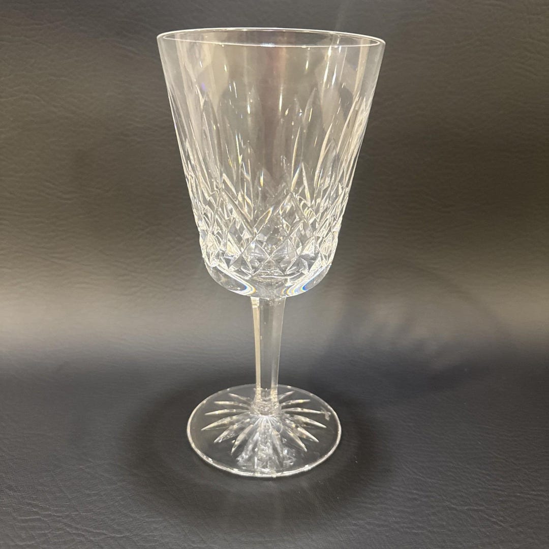 Waterford Lismore Water Wine Goblet, 6 7/8in. Tall Vintage W14 - Etsy