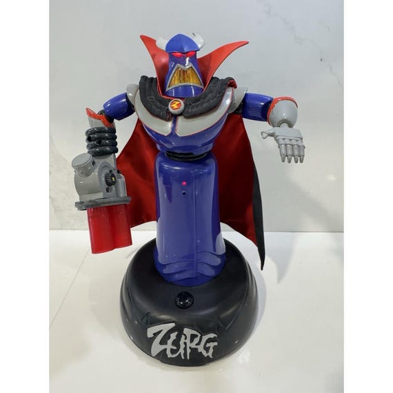 Vintage Toy Story 2 Talking Emperor Zurg Room Guard Thinkway
