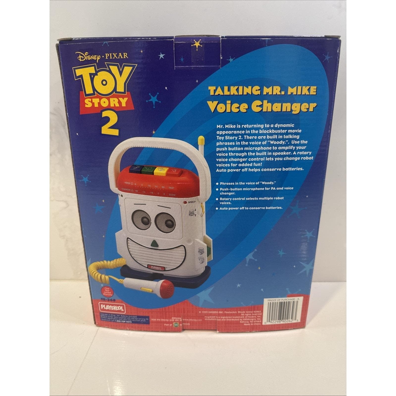 Toy Story 2 Talking Mr. Mike Voice Changer Disney Pixar W Box