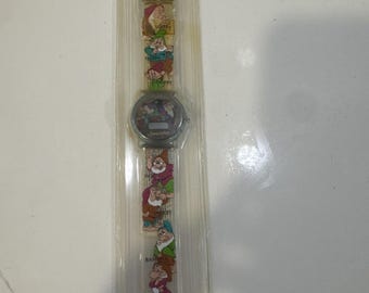 Disney Snow White & Seven Dwarfs Digital Watch Lenticular Clear NeedsBattery (A)