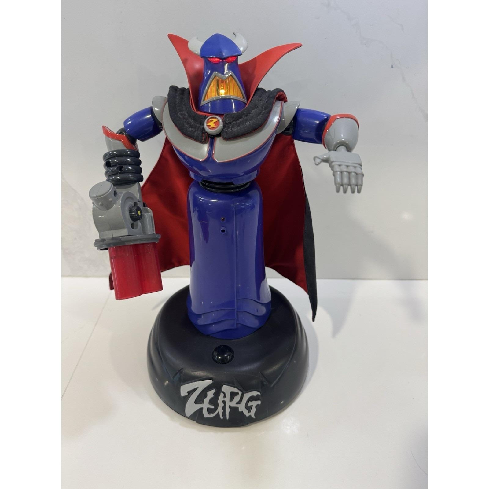 Vintage Toy Story 2 Talking Emperor Zurg Room Guard Thinkway