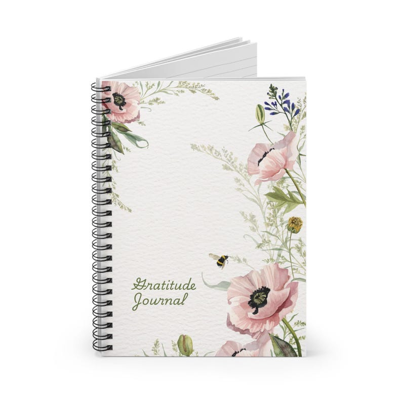 Notebook Rèlection Floral Prayer Journal | Spiral Notebook for Relection - Etsy