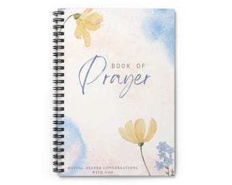 Floral Gebet Journal | Spiralblock zum Nachdenken und Nachdenken