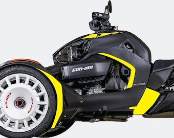 Adhesivos laterales y frontales para Can-Am Ryker 2019-2026 | Kit de gráficos de alta adherencia Ryker 600 900 Rally Wrap