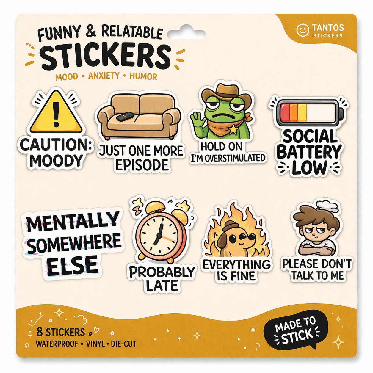 Funny Frog Stickers, Anxiety Meme Frog, Cowboy Frog Sticker ...