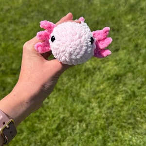 Mini Crochet axolotl