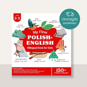 My First Polish-English Book for Kids: Bilingual Early Learning