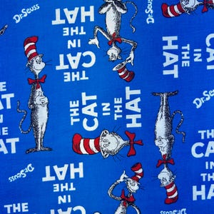 Dr. Seuss The Cat in the Hat Fabric 100% Cotton Fabric