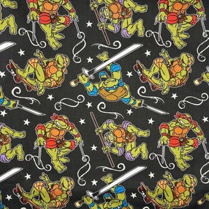 Teenage Mutant Ninja Turtles 100% Cotton Fabric