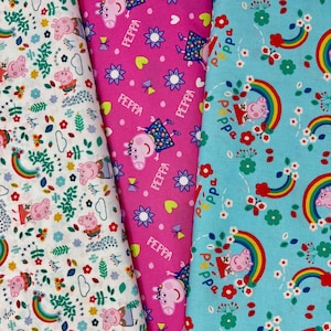 Peppa pig fabric - Etsy 日本
