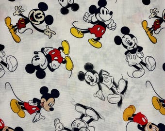 Tessuto di Topolino, 100% cotone.