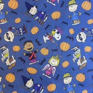 Erdnüsse Halloween-Stoff 100% Baumwolle