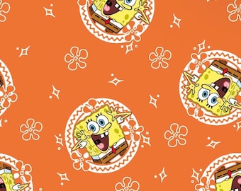 Spongebob SquarePants 100% Cotton Fabric