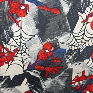 SpiderMan  100% Cotton Fabric