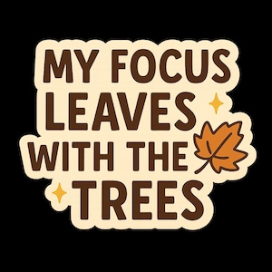 ADHD Printable Sticker – Funny Quote PNG • for Real Brains