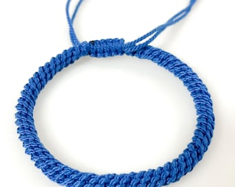 Handmade Cotton Lucky Knot Bracelet: Adjustable, Everyday Wear