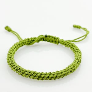 Tibetan protection handwoven bracelet Unisex Buddhist Adjustable Sliding knot Cotton Bracelet Great holiday gift