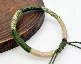 Unisex Tibetan Buddhist Handwoven Bracelet Peaceful Meaning Protection Chinese Knot adjustable Bracelet