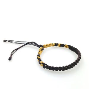 Handwoven flower pattern Bracelet Friendship adjustable protection bracelet