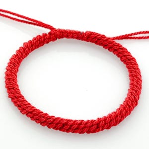 Men/Women&#39;s Handmade lucky knot cotton bracelet  Durable cotton rope bracelet for everyday wear